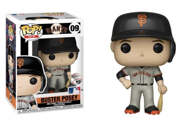 Funko POP MLB:San Francisco Giants, Buster Posey #09 Vinyl Figure [Road Uniform]