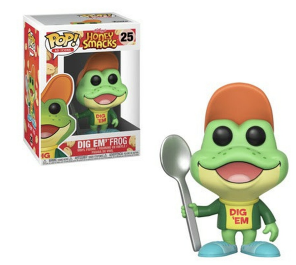 Funko  POP!General Mills: Ad Icons Dig Em' Frog Vinyl Figure #25 [Honey Smacks]