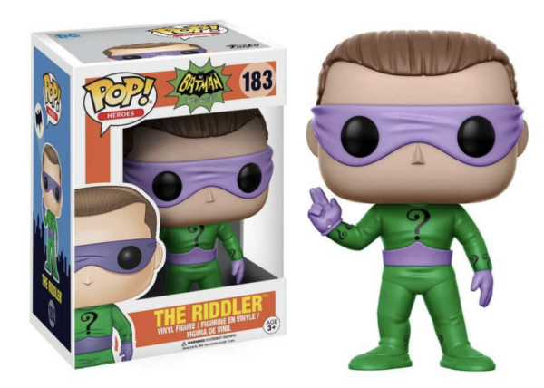 Funko POP!  DC Batman 1966 TV Series  Heroes The Riddler Vinyl Figure #183 [Wearing Mask, Regular Version]